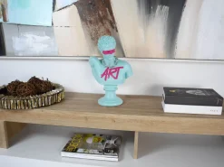 Statues & Sculptures Figurative|Table Top-Pop Art Titan 35cm Blu Blue Resin Indoor Sculpture