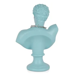 Statues & Sculptures Figurative|Table Top-Pop Art Titan 35cm Blu Blue Resin Indoor Sculpture