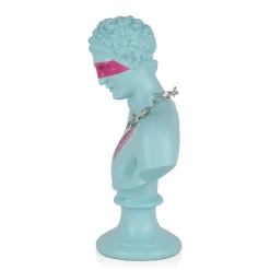 Statues & Sculptures Figurative|Table Top-Pop Art Titan 35cm Blu Blue Resin Indoor Sculpture