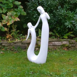 Statues & Sculptures Modern-Pure Love 80cm Modern Marble Resin Garden Statue