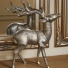 Statues & Sculptures Table Top|Animals-Regal Deer 70cm Metal Indoor Statue