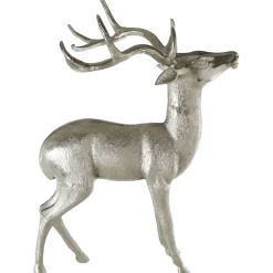 Statues & Sculptures Table Top|Animals-Regal Deer 70cm Metal Indoor Statue