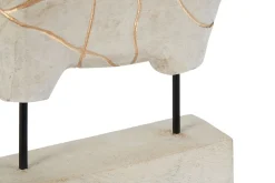 Statues & Sculptures Table Top|Animals-Regal Elephant 42cm Wood Indoor Statue