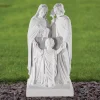 Statues & Sculptures Jesus|Virgin Mary-Religious Family 50cm Marble Resin Garden Statue