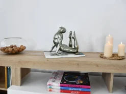 Statues & Sculptures Figurative|Table Top-Rising Core 24cm Anthracite Resin Indoor Sculpture