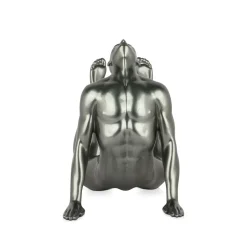 Statues & Sculptures Figurative|Table Top-Rising Core 24cm Anthracite Resin Indoor Sculpture