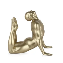 Statues & Sculptures Figurative|Table Top-Rising Core 24cm Gold Resin Indoor Sculpture