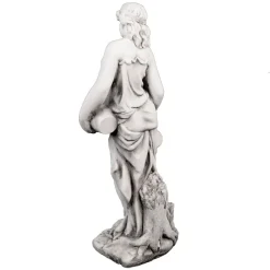 Statues & Sculptures Roman-Roman Goddess with Urns 79cm Stone Resin Garden Statue