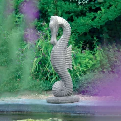 Statues & Sculptures Sealife-Seahorse 55cm Stone Garden Ornament