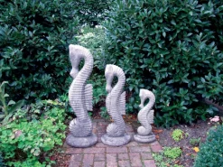 Statues & Sculptures Sealife-Seahorses Set Stone Garden Ornaments