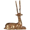 Statues & Sculptures Table Top|Animals-Serene Stag 38cm Bronze Metal Indoor Statue