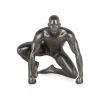 Statues & Sculptures Figurative|Table Top-Shadow Protector 24cm Anthracite Resin Indoor Sculpture