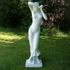 Statues & Sculptures Greek-Shy Maiden 155cm Marble Resin Garden Statue
