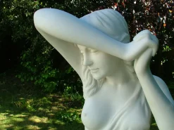 Statues & Sculptures Greek-Shy Maiden 155cm Marble Resin Garden Statue