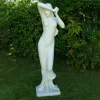 Statues & Sculptures Greek-Shy Maiden 85cm Marble Resin Garden Statue