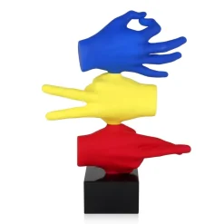 Statues & Sculptures Table Top|Pop Art-Silent Symbols 48cm Pop Art Resin Indoor Sculpture