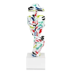 Statues & Sculptures Figurative|Table Top-Silent Warrior 48cm Abstract Resin Indoor Sculpture