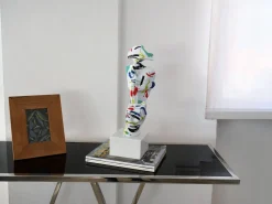 Statues & Sculptures Figurative|Table Top-Silent Warrior 48cm Abstract Resin Indoor Sculpture