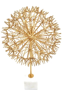 Statues & Sculptures Table Top|Abstract-Skyflare 57cm Gold Metal Indoor Sculpture