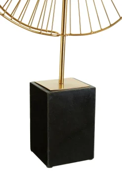 Statues & Sculptures Table Top|Abstract-Solar Interlace 70cm Gold Metal Indoor Sculpture