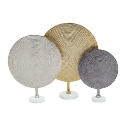 Statues & Sculptures Table Top|Abstract-Solaris 40cm Metal Indoor Sculptures