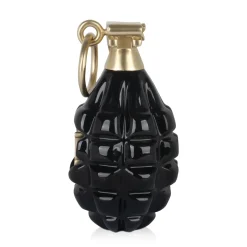 Statues & Sculptures Table Top|Contemporary-Sonic Grenade 25cm Black Resin Indoor Sculpture