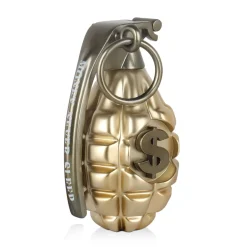 Statues & Sculptures Table Top|Contemporary-Sonic Grenade 25cm Gold Resin Indoor Sculpture