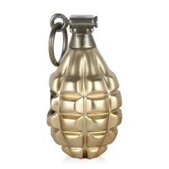 Statues & Sculptures Table Top|Contemporary-Sonic Grenade 25cm Gold Resin Indoor Sculpture