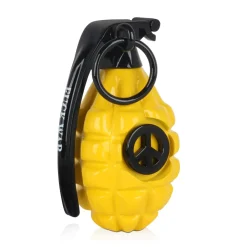 Statues & Sculptures Table Top|Contemporary-Sonic Grenade 25cm Yellow Resin Indoor Sculpture