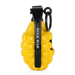 Statues & Sculptures Table Top|Contemporary-Sonic Grenade 25cm Yellow Resin Indoor Sculpture