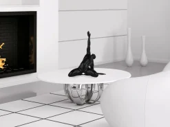 Statues & Sculptures Figurative|Table Top-Soul Ascension 41cm Black Resin Indoor Sculpture