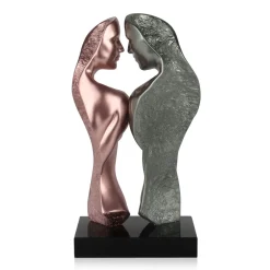 Statues & Sculptures Figurative|Table Top-Soul Reflection 60cm Anthracite Resin Indoor Sculpture