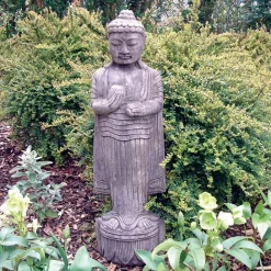 Statues & Sculptures Buddha-Standing Buddha Stone Garden Statue