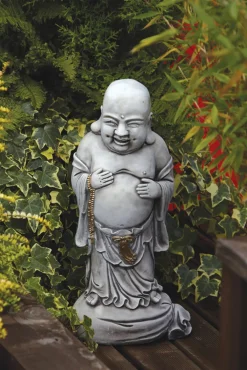 Statues & Sculptures Buddha-Standing Stone Buddha Garden Ornament