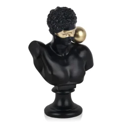 Statues & Sculptures Figurative|Table Top-Stealth Titan 35cm Black Resin Indoor Sculpture
