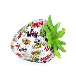 Statues & Sculptures Table Top|Contemporary-Strawberry Pop 24cm Comic Art Resin Indoor Sculpture