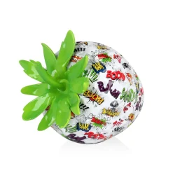 Statues & Sculptures Table Top|Contemporary-Strawberry Pop 31cm Comic Art Resin Indoor Sculpture