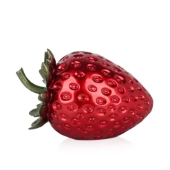 Statues & Sculptures Table Top|Contemporary-Strawberry Pop 24cm Red Resin Indoor Sculpture