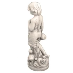 Statues & Sculptures Children-Summer Love Boy & Girl Stone Resin Garden Statues