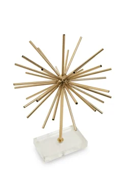 Statues & Sculptures Table Top|Contemporary-Sunburst 46cm Gold Metal Indoor Sculpture