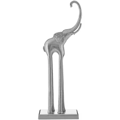Statues & Sculptures Table Top|Animals-Supreme Elephant 84cm Metal Indoor Statue