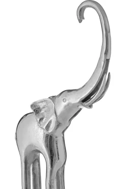 Statues & Sculptures Table Top|Animals-Supreme Elephant 84cm Metal Indoor Statue