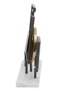 Statues & Sculptures Table Top|Abstract-Symbolic 34cm Metal Indoor Sculpture