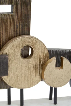 Statues & Sculptures Table Top|Abstract-Symbolic 34cm Metal Indoor Sculpture