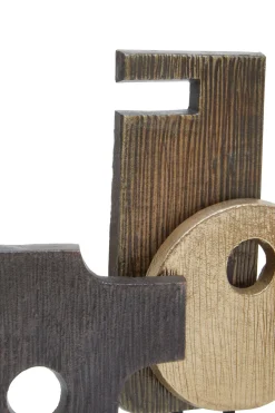 Statues & Sculptures Table Top|Abstract-Symbolic 34cm Metal Indoor Sculpture