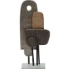 Statues & Sculptures Table Top|Abstract-Symbolic 44cm Metal Indoor Sculpture