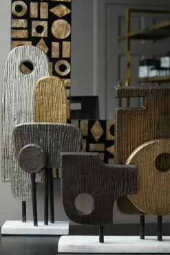 Statues & Sculptures Table Top|Abstract-Symbolic 44cm Metal Indoor Sculpture