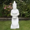 Statues & Sculptures Buddha-Thai Princess 85cm Marble Resin Garden Ornament