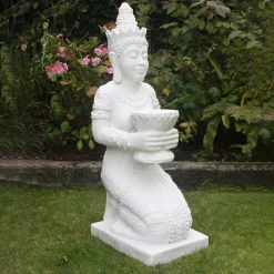 Statues & Sculptures Buddha-Thai Princess 85cm Marble Resin Garden Ornament