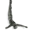 Statues & Sculptures Figurative|Wall Art-The Diver 55cm Anthracite Resin Wall Sculpture